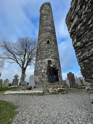 Interesting stop on the way to Belfast today.  A Monastic site.  Learned something new about the Celtic Cross.  Apparent