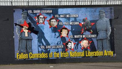 Black Taxi Tours.  If you're not familiar with Irish history there's been a conflict between the Catholics and Protestan