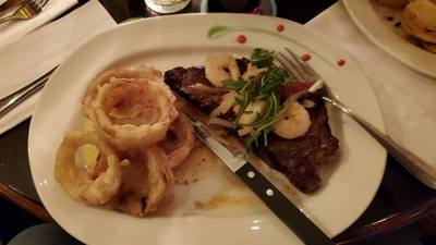 Dinner the last night we were here was a little bit of a struggle. A lot of Dublin pubs don't serve food do we did a lot