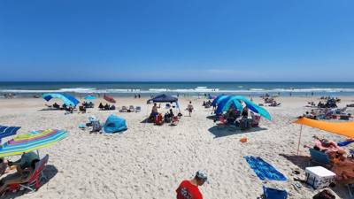 Me a couple weeks ago:. I'm not a beach person.
Julie:. You're a beach person today