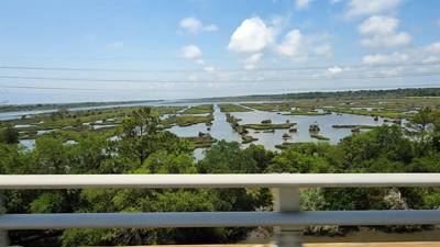 Random pics from the bridge to Topsail Island