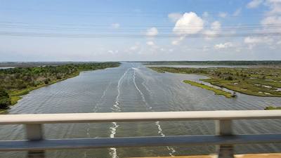 Random pics from the bridge to Topsail Island