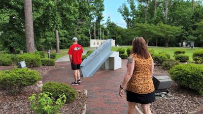 Visited a few memorials for Marines, Vietnam vets, Beirut, 911.  This is what the weekend is all about.  The sacrifice o