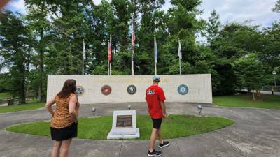 Visited a few memorials for Marines, Vietnam vets, Beirut, 911.  This is what the weekend is all about.  The sacrifice o