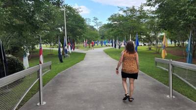 Visited a few memorials for Marines, Vietnam vets, Beirut, 911.  This is what the weekend is all about.  The sacrifice o