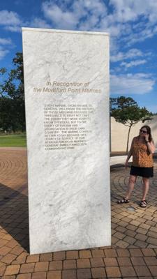 Visited a few memorials for Marines, Vietnam vets, Beirut, 911.  This is what the weekend is all about.  The sacrifice o