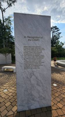 Visited a few memorials for Marines, Vietnam vets, Beirut, 911.  This is what the weekend is all about.  The sacrifice o