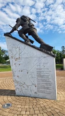 Visited a few memorials for Marines, Vietnam vets, Beirut, 911.  This is what the weekend is all about.  The sacrifice o