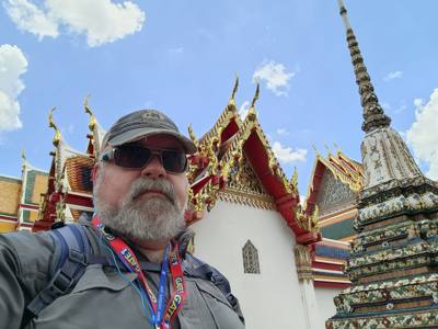 Wat Pho Temple today was both beautiful and educational.  Also known as the Temple of the Reclining Buddha.  Was built i