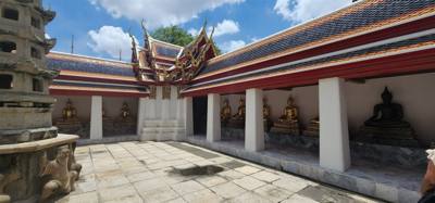 Wat Pho Temple today was both beautiful and educational.  Also known as the Temple of the Reclining Buddha.  Was built i