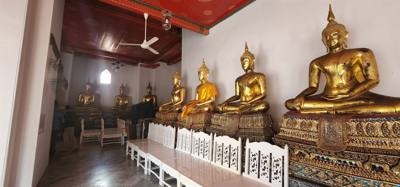 Wat Pho Temple today was both beautiful and educational.  Also known as the Temple of the Reclining Buddha.  Was built i