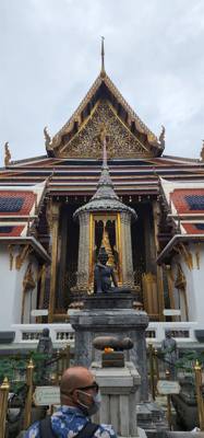 This is part 1 of our Grand Palace and Temple of the Emerald Buddha tour.  Beautiful, ornate and overwhelming.  There wa