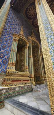 This is part 1 of our Grand Palace and Temple of the Emerald Buddha tour.  Beautiful, ornate and overwhelming.  There wa