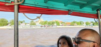 This afternoon started with a canal trip through Bangkok.  Feeding the fish was an experience.  Pretty interesting.  Lot