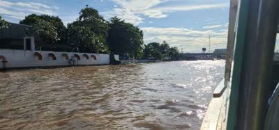 This afternoon started with a canal trip through Bangkok.  Feeding the fish was an experience.  Pretty interesting.  Lot