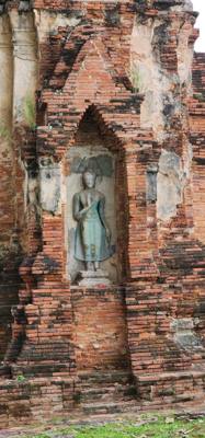 Last Temple for the day.  Same with the last one this one was ravaged by war.  A head removed from one of the Buddha's w