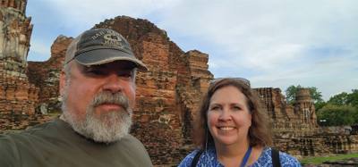 Last Temple for the day.  Same with the last one this one was ravaged by war.  A head removed from one of the Buddha's w