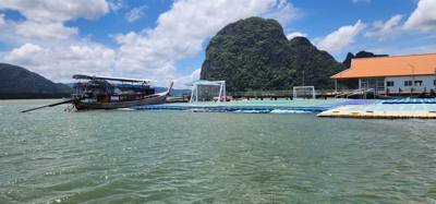 Second stop on the Phuket Island hopping tour was Koh Panyee village.  We got off of our larger boat for a smaller more 