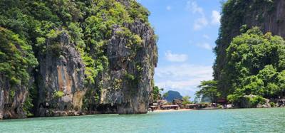 This is what I've been waiting for.  I've wanted to shoot photos of this island and that rock pillar in the ocean for a 
