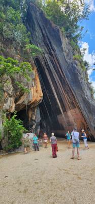 This is what I've been waiting for.  I've wanted to shoot photos of this island and that rock pillar in the ocean for a 
