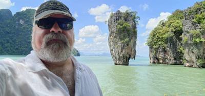 This is what I've been waiting for.  I've wanted to shoot photos of this island and that rock pillar in the ocean for a 