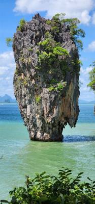 This is what I've been waiting for.  I've wanted to shoot photos of this island and that rock pillar in the ocean for a 