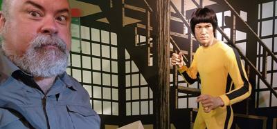 A trip through the wax museum was included with our entry fee for the aquarium.  Some were good.  Others not so much.  B