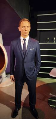 A trip through the wax museum was included with our entry fee for the aquarium.  Some were good.  Others not so much.  B