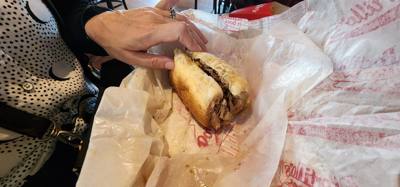 Ate lunch so fast I almost didn't get a pic of it.  Wouldn't that have been terrible?  Portillos is always good.