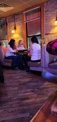 True story.  Sitting in Perquod's in Chicago in my Kelsey jersey and one of these gals in the pic comes over and says "I