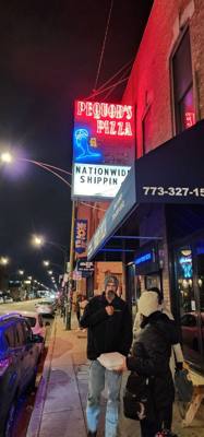 Hey Mindee, I think this is better than Lou Malnatis!  Not sure where Julie found this place but dang it was good.