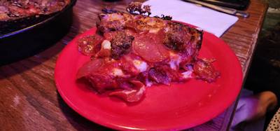 Hey Mindee, I think this is better than Lou Malnatis!  Not sure where Julie found this place but dang it was good.