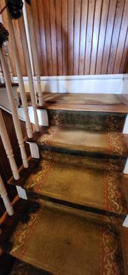 178 steps.  The stairs we're a little "see through".  Good little hike to the top.