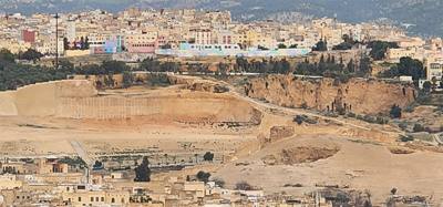 Views from the South Tower in Fes.  You can see all three parts off the city from here.