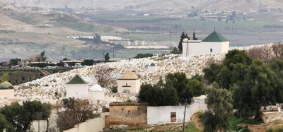 Views from the South Tower in Fes.  You can see all three parts off the city from here.