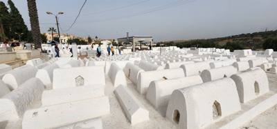The Jewish cemetery was one of our stops today.  Difficult to move around in there.  Was surprised how packed in everyth