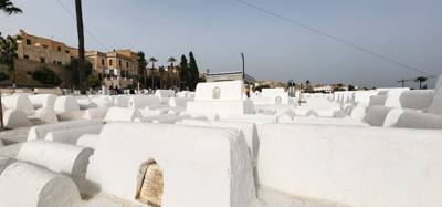 The Jewish cemetery was one of our stops today.  Difficult to move around in there.  Was surprised how packed in everyth