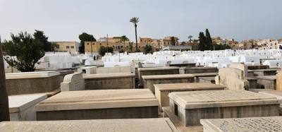 The Jewish cemetery was one of our stops today.  Difficult to move around in there.  Was surprised how packed in everyth