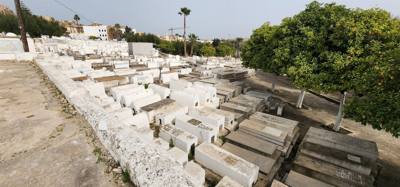 The Jewish cemetery was one of our stops today.  Difficult to move around in there.  Was surprised how packed in everyth