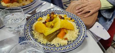 Shopping and lunch in the Fes Medina market.  Super crowded.  A few high pressure sales folks.  Lots to look at. Julie a