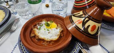 Shopping and lunch in the Fes Medina market.  Super crowded.  A few high pressure sales folks.  Lots to look at. Julie a