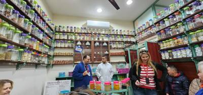 Herbology in Marrakech.  Julie may have possibly came out with a big bag of stuff.  I'm not saying anything though becau