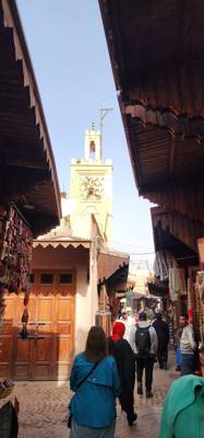 Shopping the Medina in Marrakech.  Sensory overload.  Apparently it's WAAAY more intense at night.