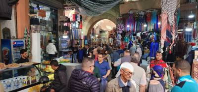 Shopping the Medina in Marrakech.  Sensory overload.  Apparently it's WAAAY more intense at night.