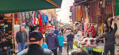 Shopping the Medina in Marrakech.  Sensory overload.  Apparently it's WAAAY more intense at night.