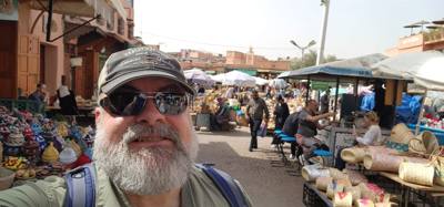 Shopping the Medina in Marrakech.  Sensory overload.  Apparently it's WAAAY more intense at night.