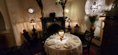 Seen the movie Casablanca?  Remember Rick's Cafe Americain?  Beautiful place.  Great meal.  Didn't get to experience the