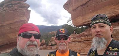 Hanging with some brothers/sisters at Garden of the Gods and Balanced Rock.