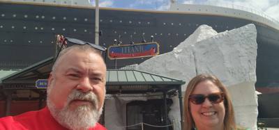 First stop in Branson today was the Titanic Museum.  Not bad but not as big of a production as the one in Belfast.  Good