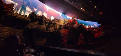 Ended the last night in the Ozarks/Branson at Dolly's Stampede.  Front row seats right by the action too.  Don't be jell